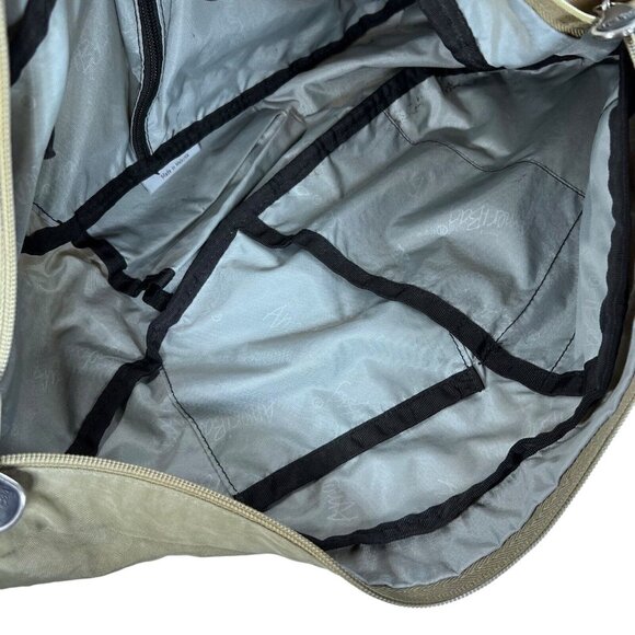 AmeriBag Healthy Back Bag Crossbody Sling Day Pack Khaki Green Adjustable Travel - Picture 12 of 16